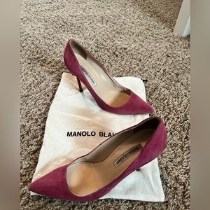 RASPBERRY Manolo Blahniks